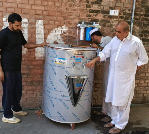 Electric water cooler installation in Mardan Jail